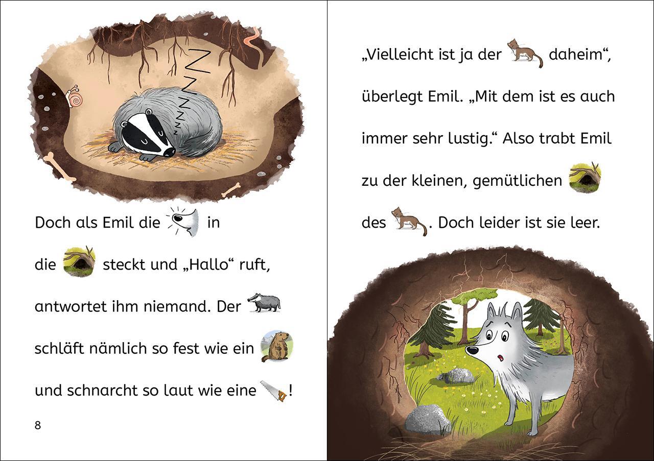 Bild: 9783743214200 | Bildermaus - Der kleine Wolf findet einen Freund | Julie Leuze | Buch