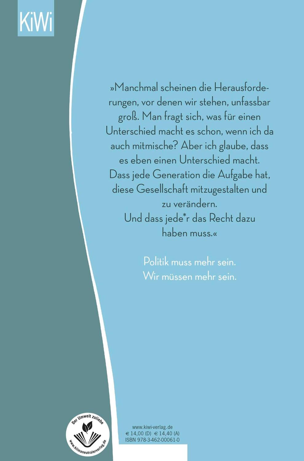 Rückseite: 9783462000610 | Wir können mehr sein | Die Macht der Vielfalt | Aminata Touré | Buch