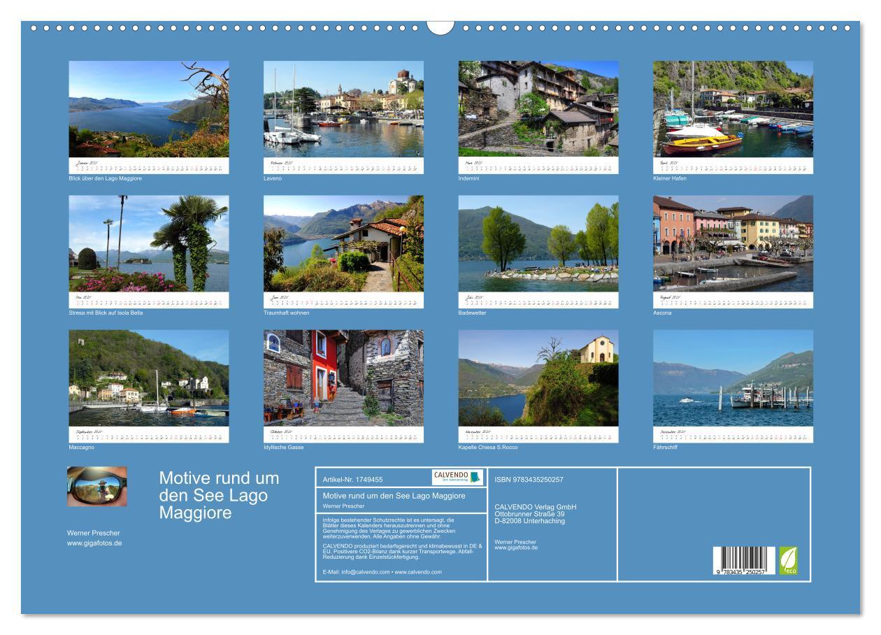 Bild: 9783435250257 | Motive rund um den See Lago Maggiore (Wandkalender 2025 DIN A2...