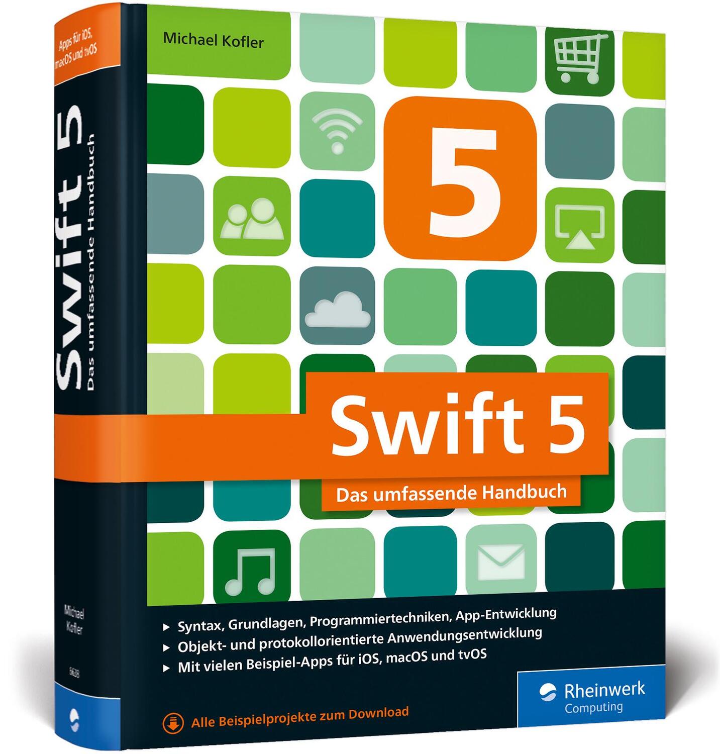 Cover: 9783836266383 | Swift 5 | Michael Kofler | Buch | Rheinwerk Computing | 1328 S. | 2019