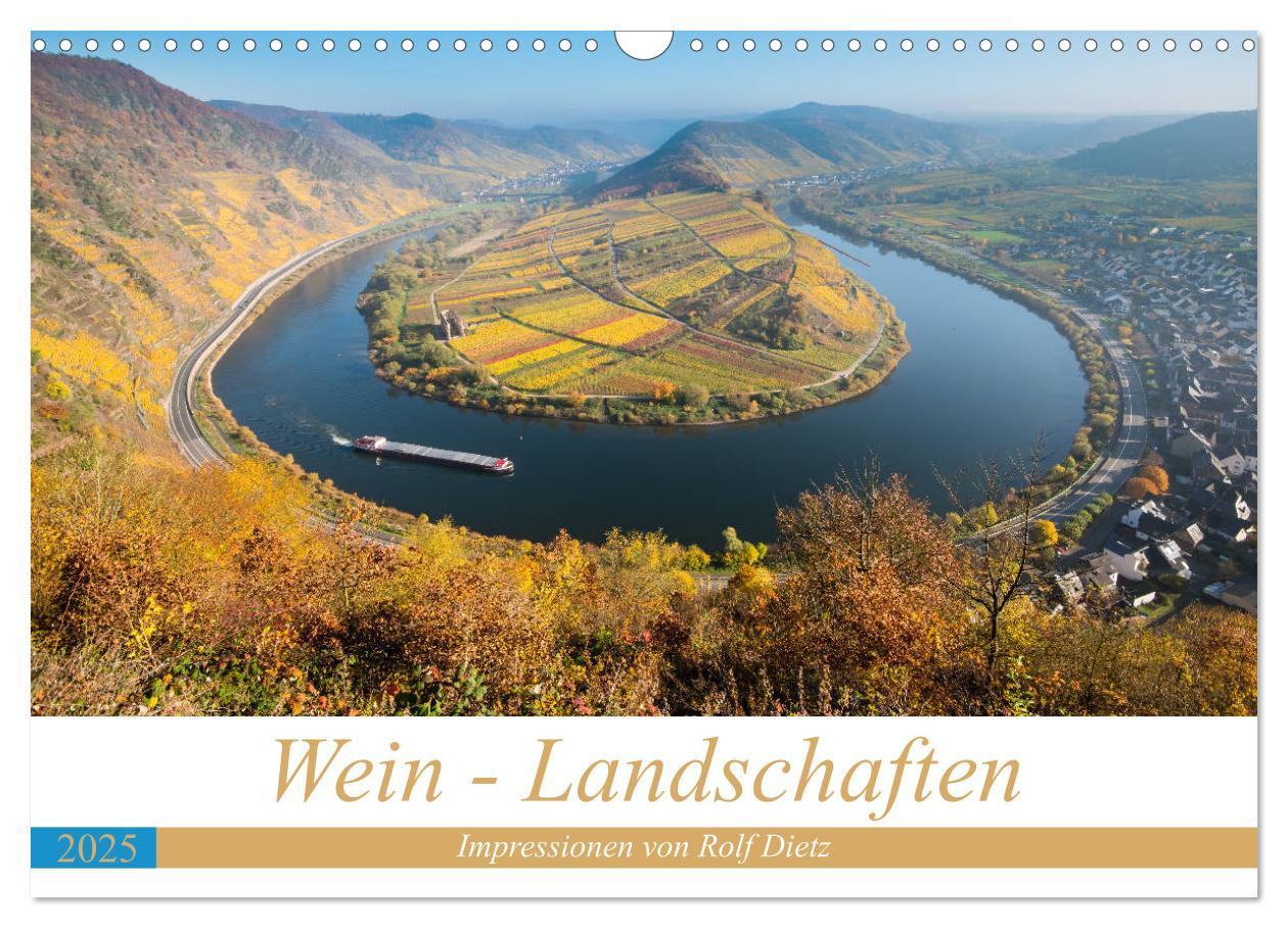 Cover: 9783435337705 | Wein - Landschaften (Wandkalender 2025 DIN A3 quer), CALVENDO...