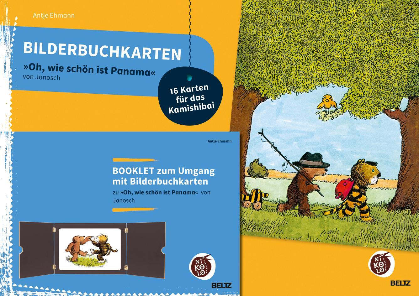 Cover: 4019172200060 | Bilderbuchkarten »Oh, wie schön ist Panama« von Janosch | Antje Ehmann