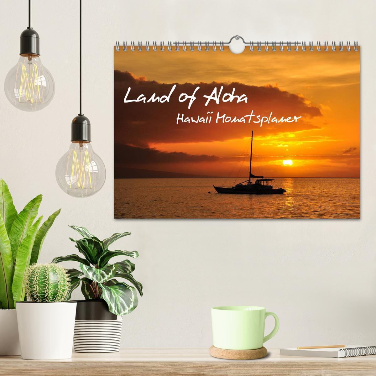 Bild: 9783435783649 | Land of Aloha - Hawaii Monatsplaner (Wandkalender 2025 DIN A4...