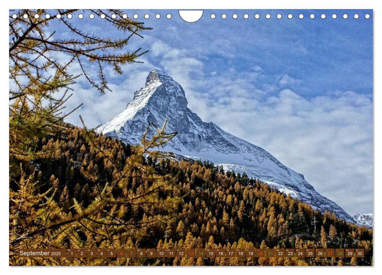 Bild: 9783383825767 | MATTERHORN Impressionen (Wandkalender 2025 DIN A4 quer), CALVENDO...