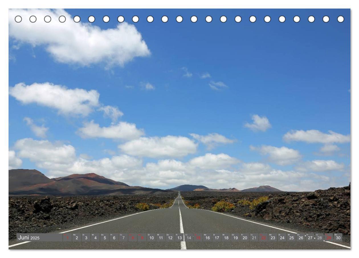 Bild: 9783435811830 | Urlaub auf Lanzarote (Tischkalender 2025 DIN A5 quer), CALVENDO...