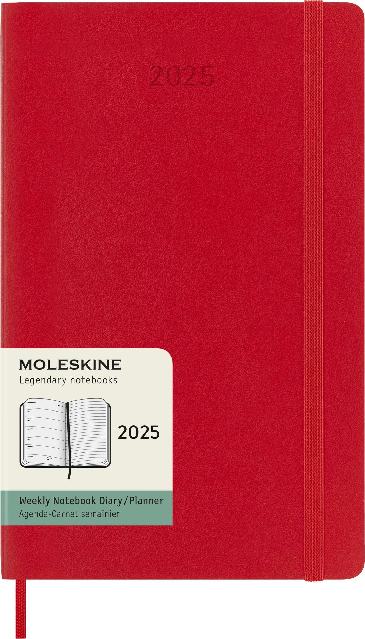 Cover: 8056999270322 | Moleskine 12 Monate Wochen Notizkalender 2025, Large/A5, 1 Wo = 1...