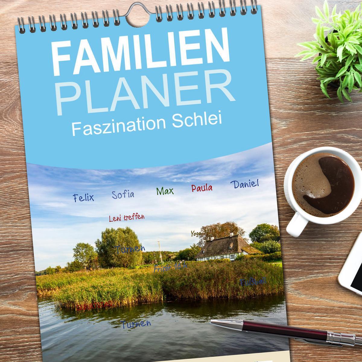 Bild: 9783457135440 | Familienplaner 2025 - Faszination Schlei mit 5 Spalten...