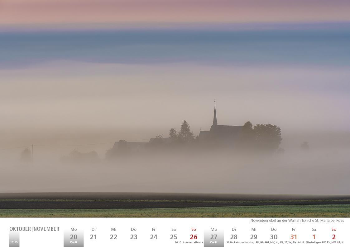 Bild: 9783965352056 | Die Eifel in Wort und Bild 2025 Bildkalender A4 quer, 28 Bilder auf...