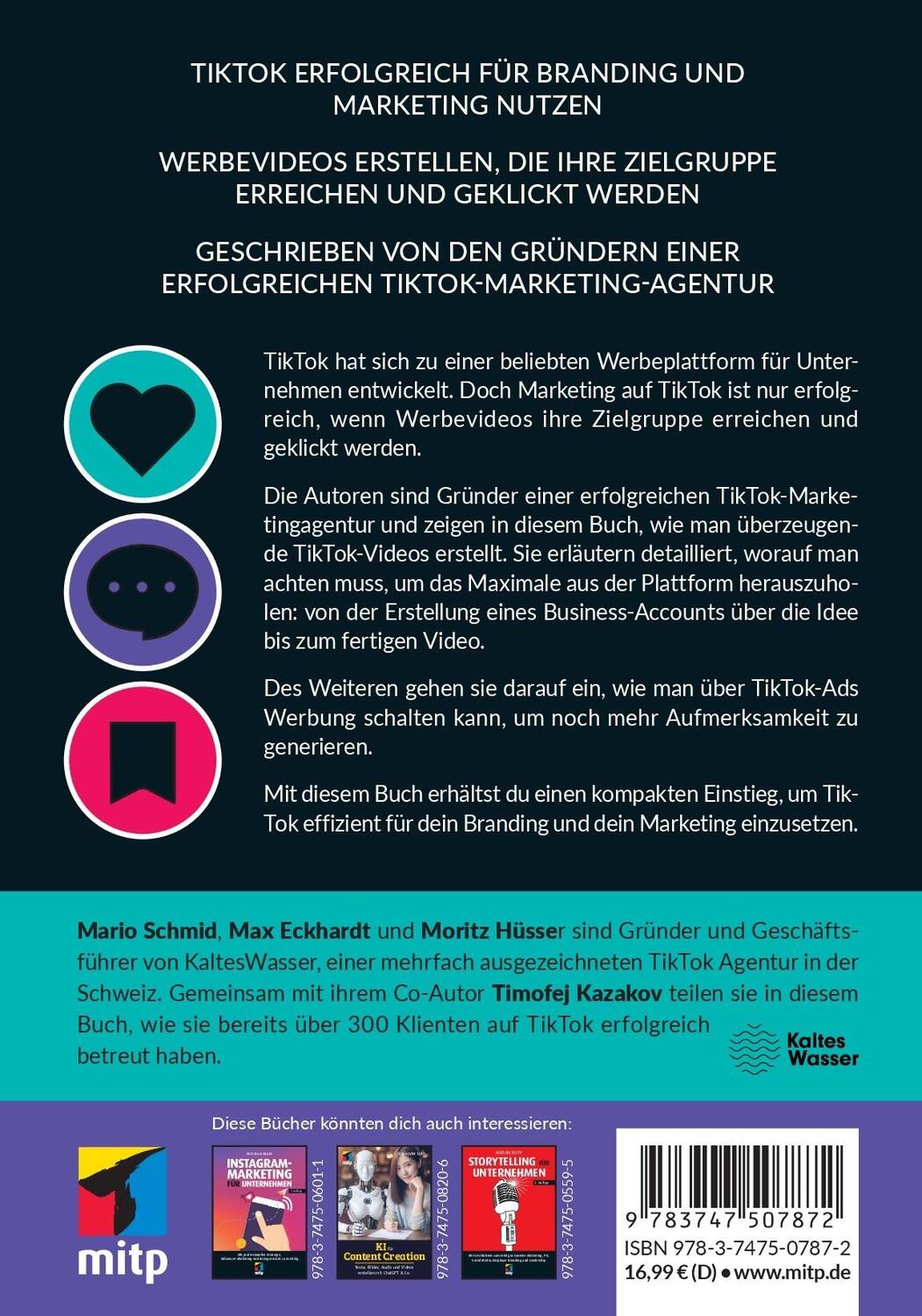 Rückseite: 9783747507872 | TikTok-Marketing | für Einsteiger | Mario Schmid | Taschenbuch | 2024