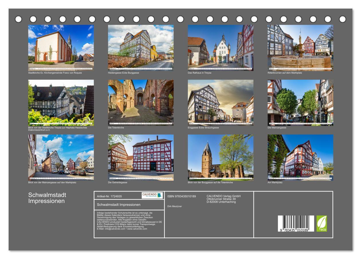 Bild: 9783435010189 | Schwalmstadt Impressionen (Tischkalender 2025 DIN A5 quer),...