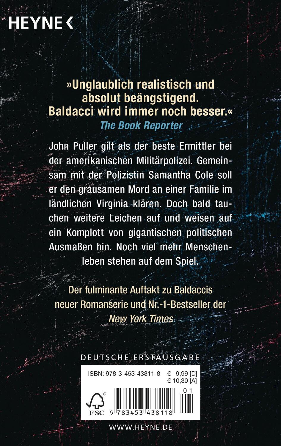 Rückseite: 9783453438118 | Zero Day | David Baldacci | Taschenbuch | John Puller | 624 S. | 2015