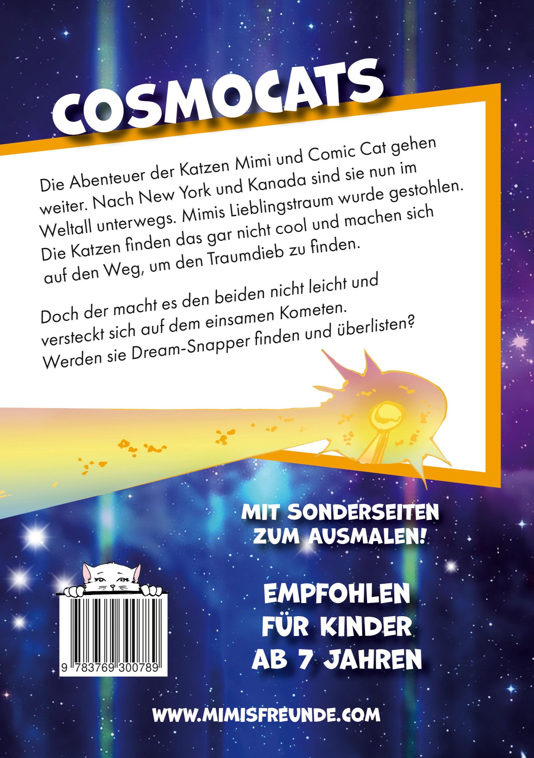 Rückseite: 9783769300789 | Cosmocats | Mimis Freunde im Space | Maren Jäckel | Taschenbuch | 2024