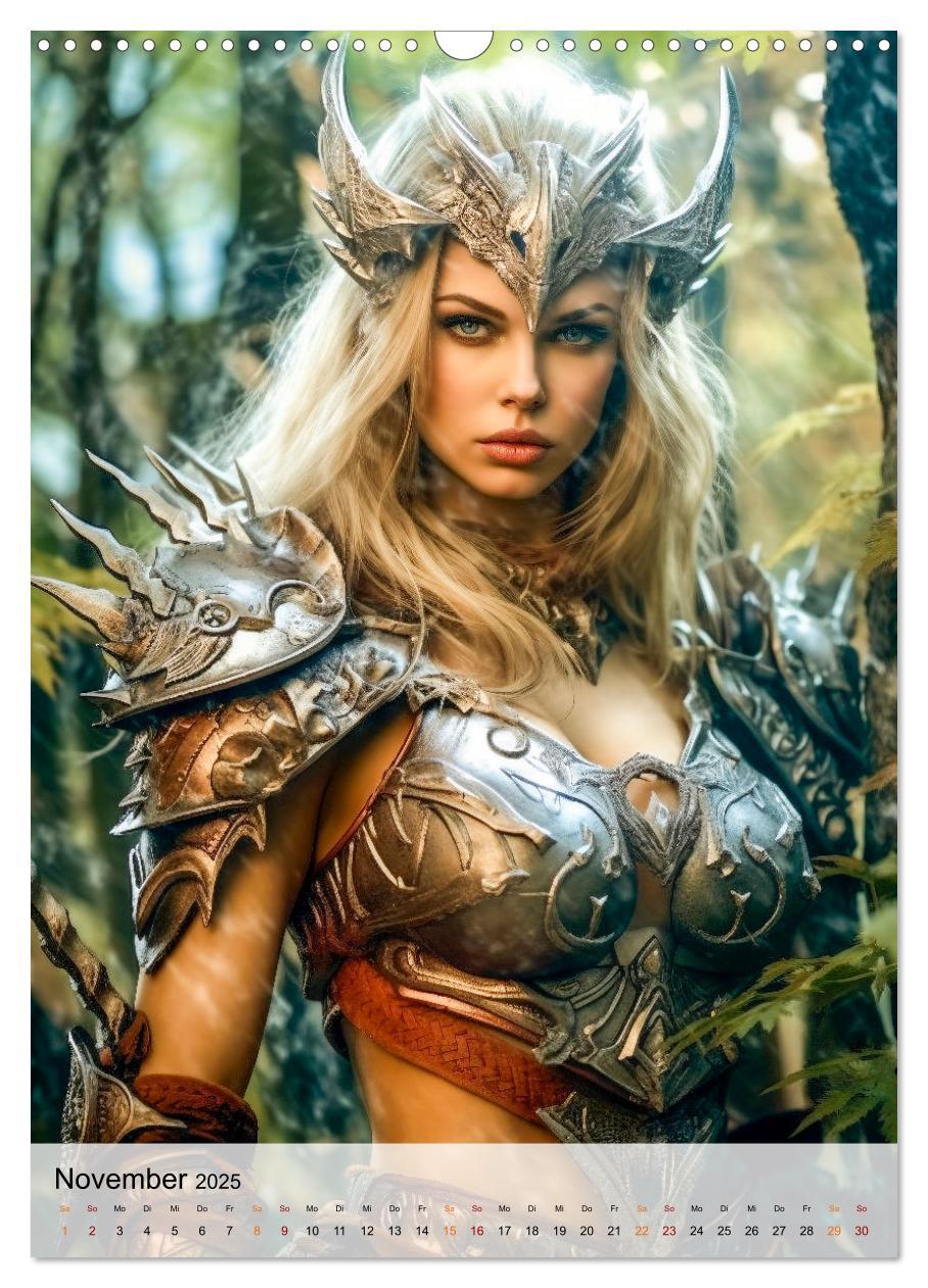 Bild: 9783435866052 | Fantasy Queens (Wandkalender 2025 DIN A3 hoch), CALVENDO...