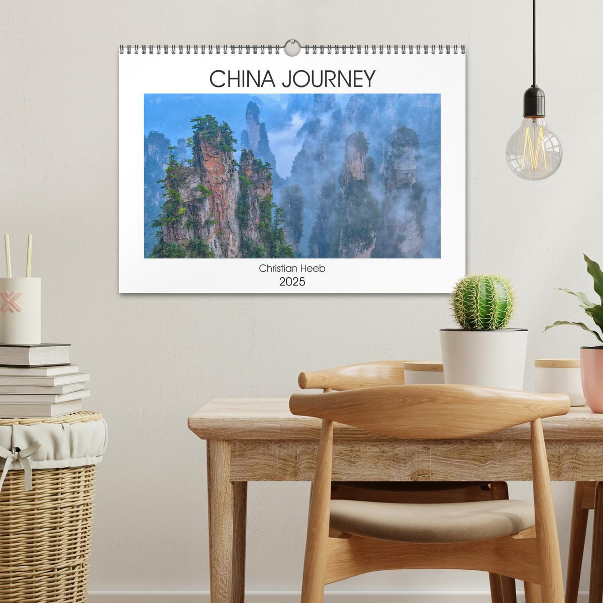 Bild: 9783435202348 | China Journey (Wandkalender 2025 DIN A3 quer), CALVENDO Monatskalender