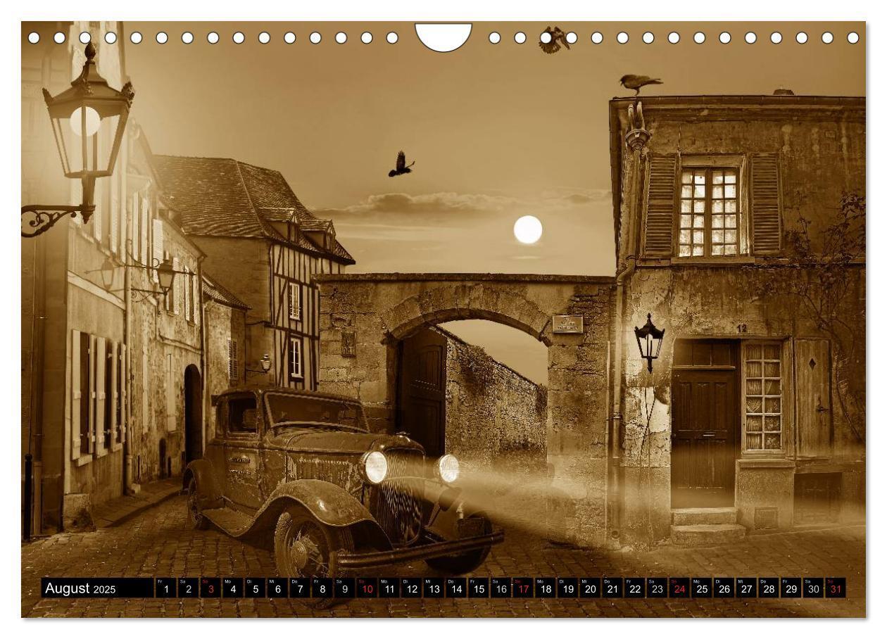 Bild: 9783435680818 | Nostalgie in Sepia (Wandkalender 2025 DIN A4 quer), CALVENDO...