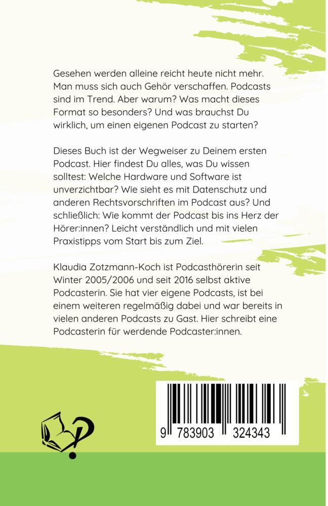 Bild: 9783903324343 | Podcasting | Dein leicht verständlicher Fahrplan zum eigenen Podcast