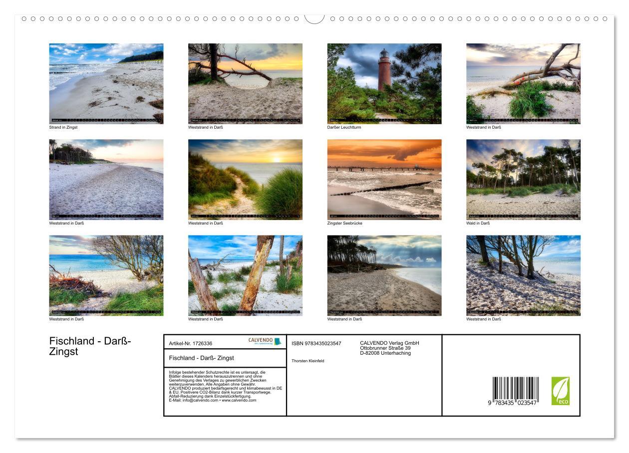 Bild: 9783435023547 | Fischland - Darß- Zingst (Wandkalender 2025 DIN A2 quer), CALVENDO...