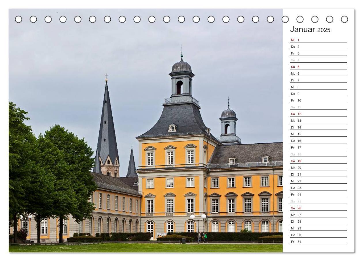 Bild: 9783435607129 | Zauberhaftes Bonn (Tischkalender 2025 DIN A5 quer), CALVENDO...