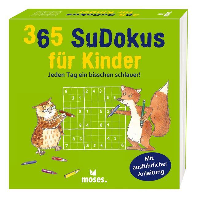 Cover: 9783897778375 | 365 Sudokus für Kinder | Jeden Tag ein bisschen schlauer! | Heine