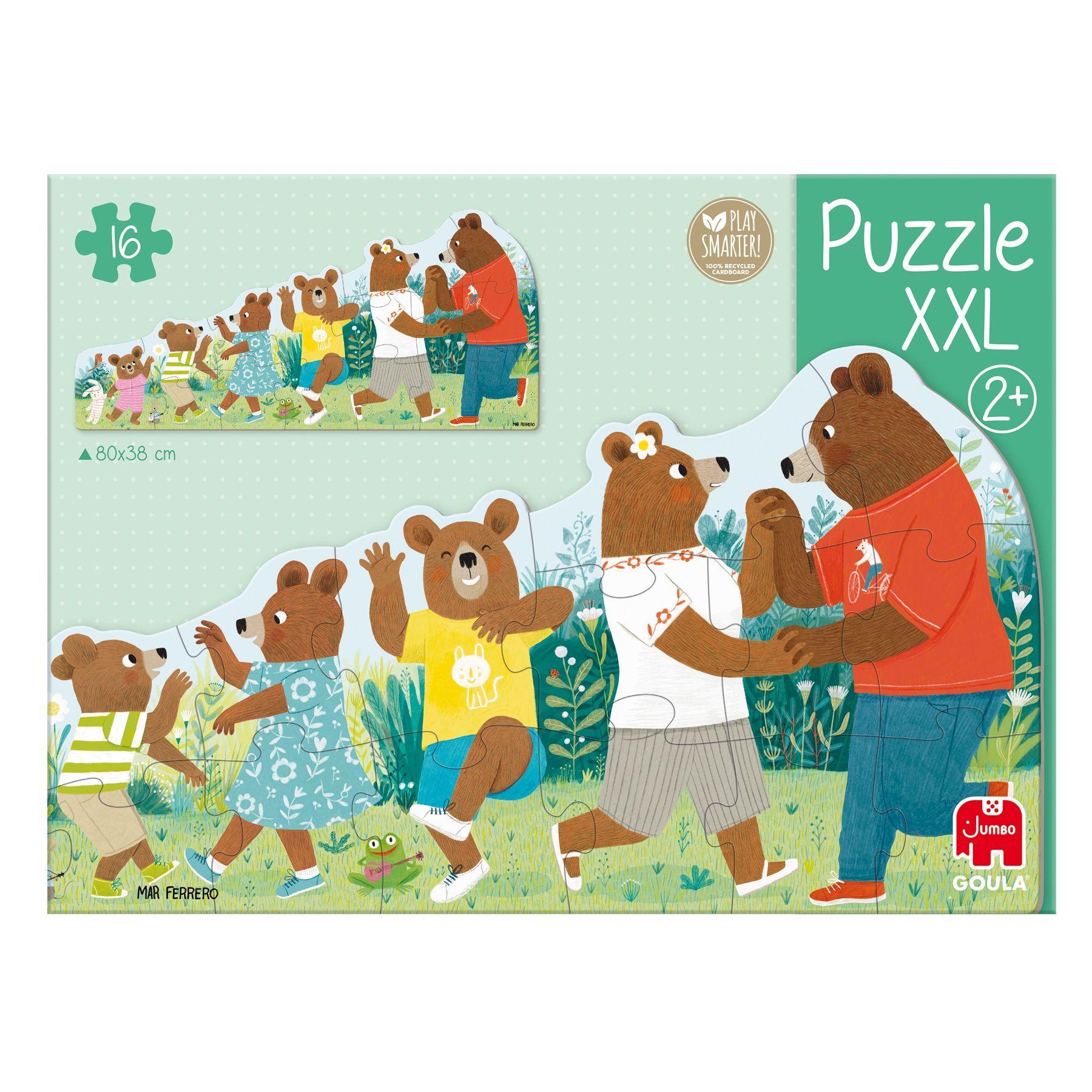 Bild: 8410446552667 | GOULA XXL-Puzzle Bärenfamilie | Spiel | 55266 | Deutsch | 2022 | Jumbo