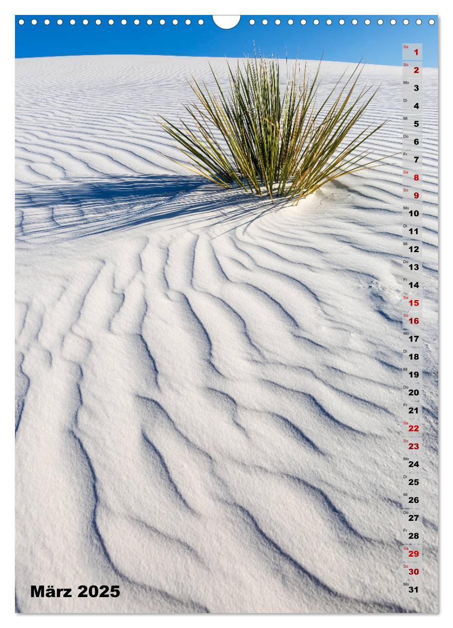 Bild: 9783435962471 | WHITE SANDS NATIONAL MONUMENT Wüstenimpressionen (Wandkalender 2025...