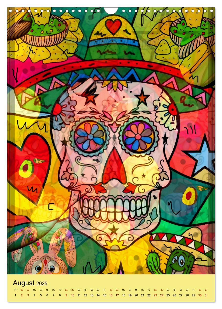 Bild: 9783435885176 | Nico Bielows Dia los Muertos (Wandkalender 2025 DIN A3 hoch),...