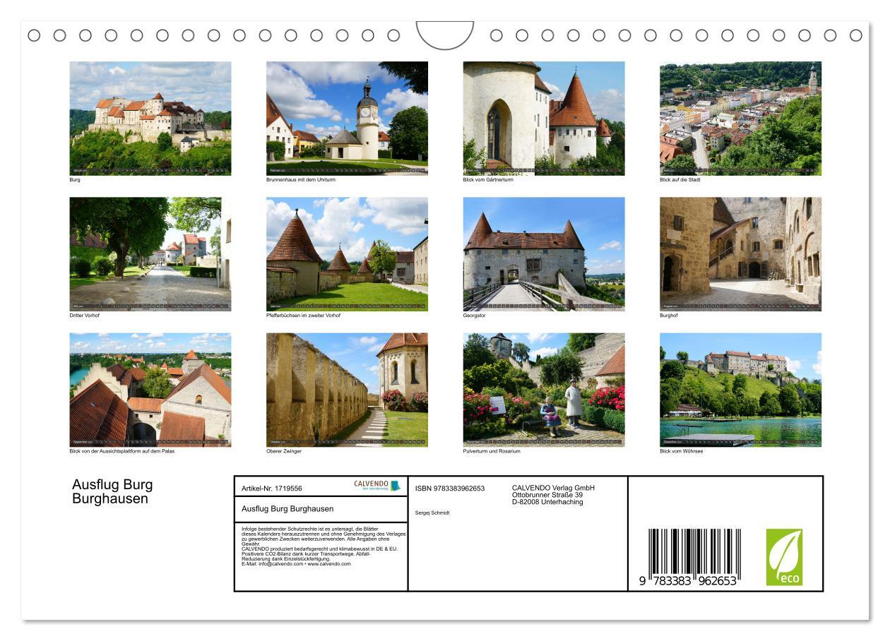 Bild: 9783383962653 | Ausflug Burg Burghausen (Wandkalender 2025 DIN A4 quer), CALVENDO...