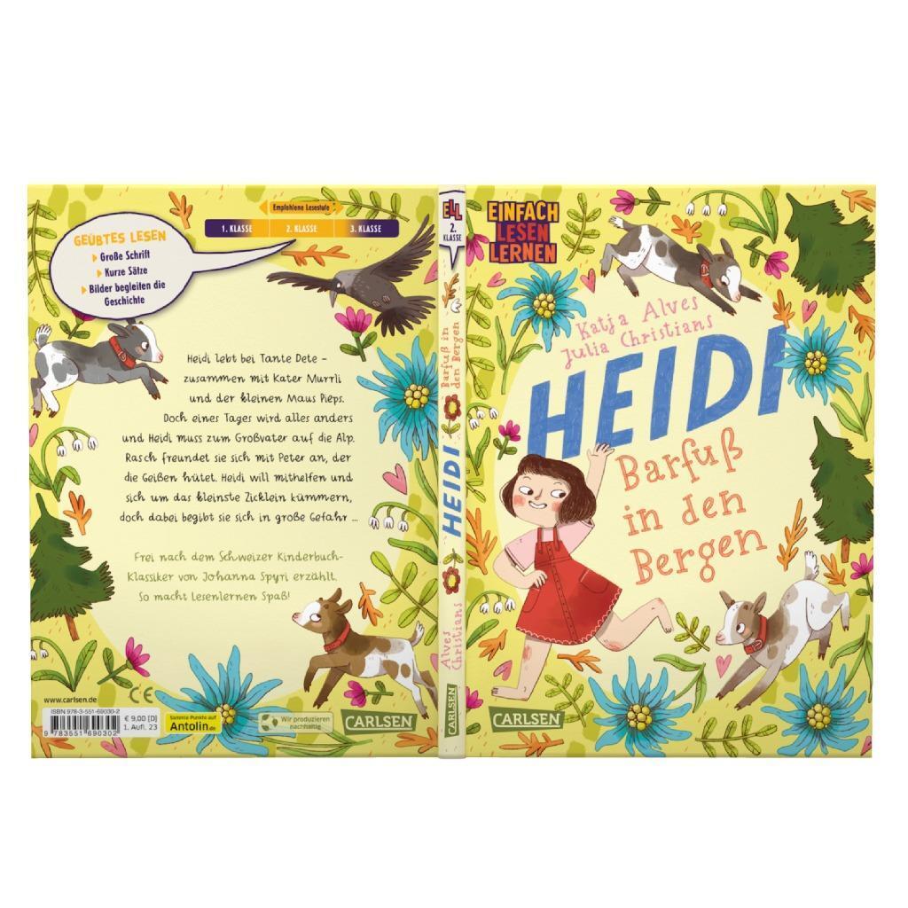 Bild: 9783551690302 | Barfuß in den Bergen | Katja Alves | Buch | Heidi | 80 S. | Deutsch