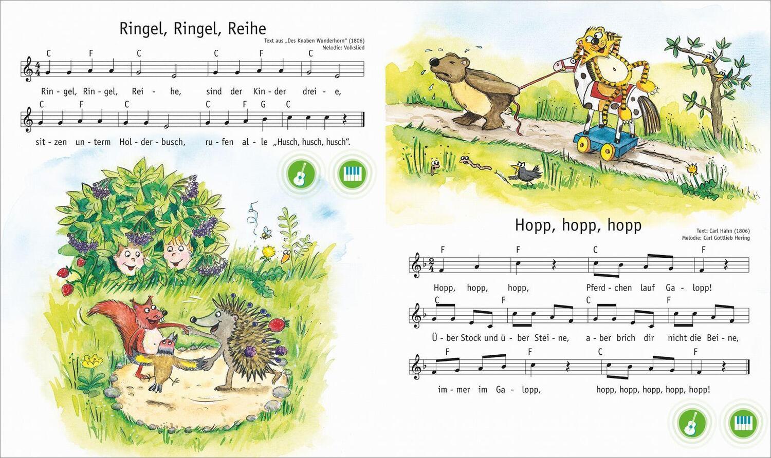 Bild: 9783788640859 | BOOKii® Mein erstes Kinderliederbuch | Für Kinder ab 3 Jahren | Buch