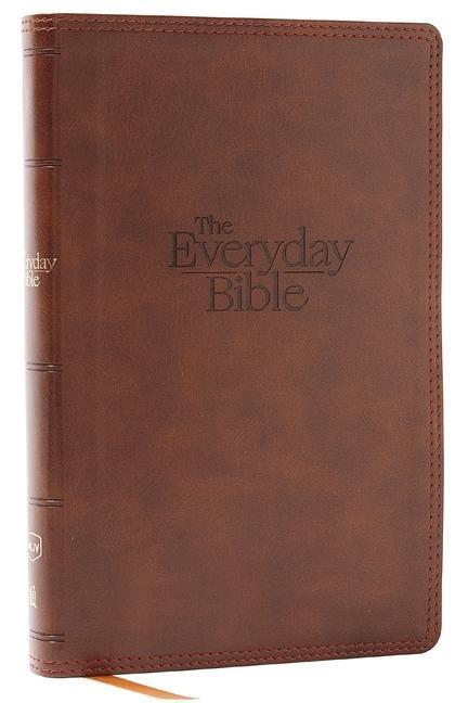 Cover: 9780785263029 | NKJV, The Everyday Bible, Brown Leathersoft, Red Letter, Comfort Print