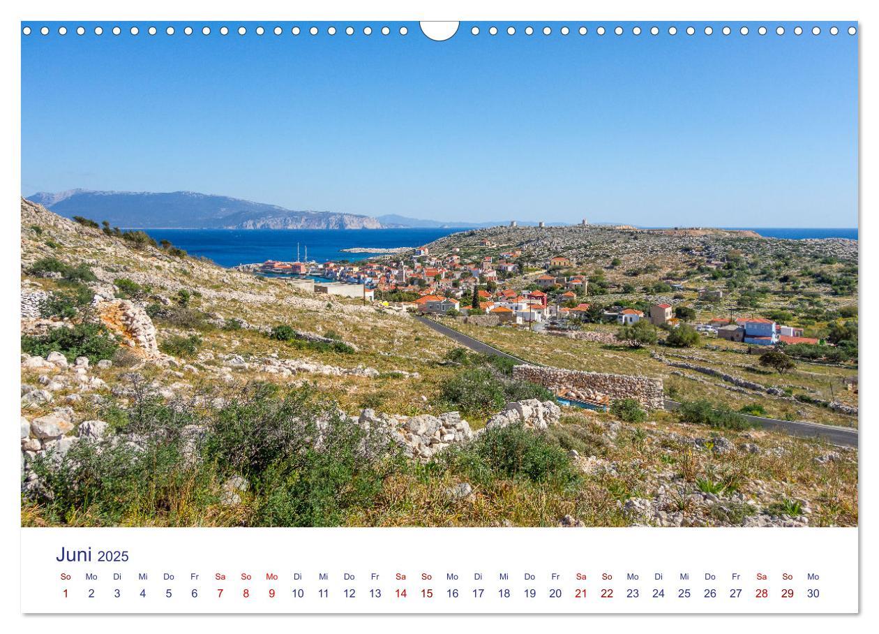 Bild: 9783383959172 | Insel Chalki (Wandkalender 2025 DIN A3 quer), CALVENDO Monatskalender