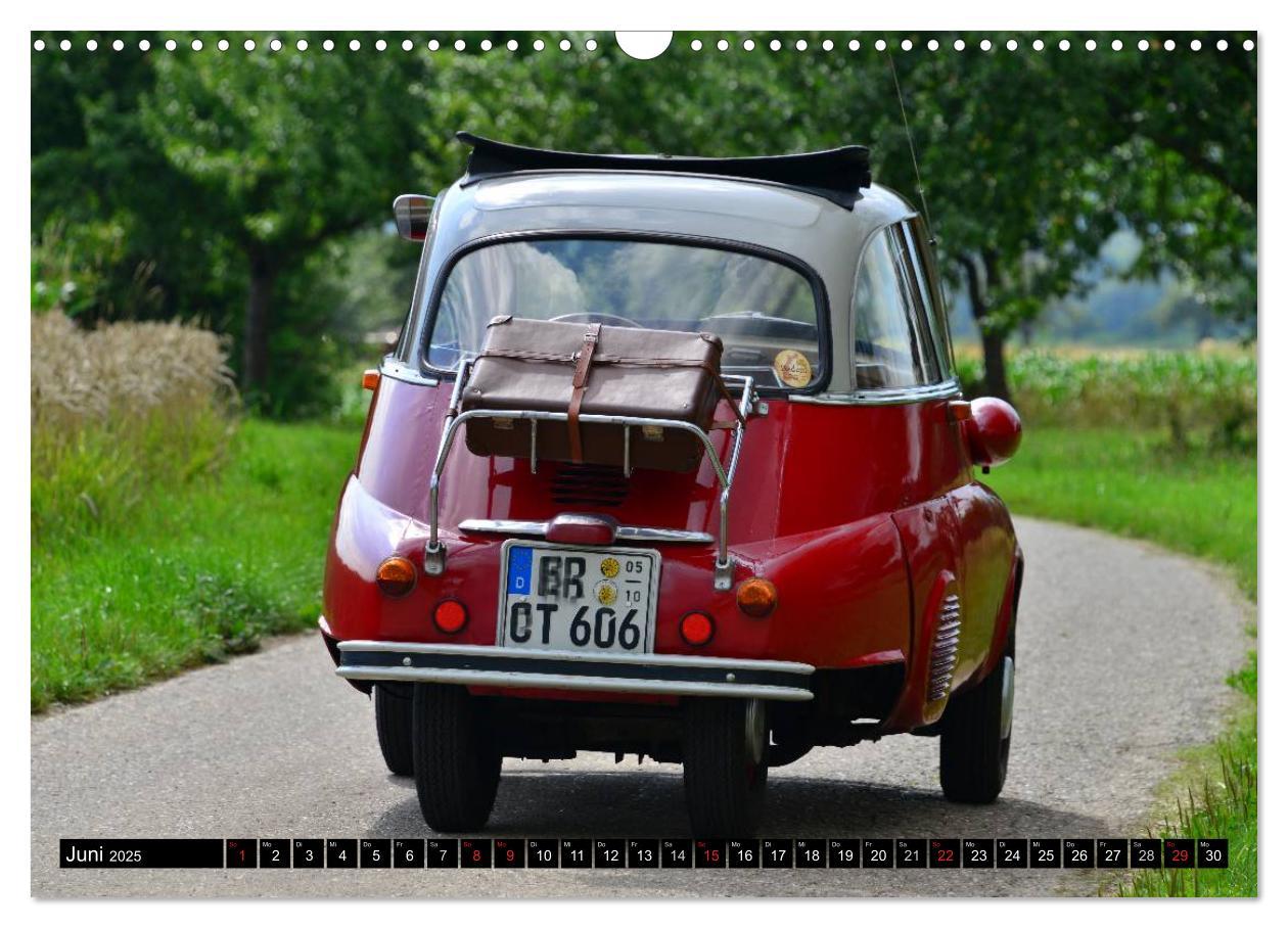 Bild: 9783435698042 | BMW Isetta - Die Knutschkugel (Wandkalender 2025 DIN A3 quer),...