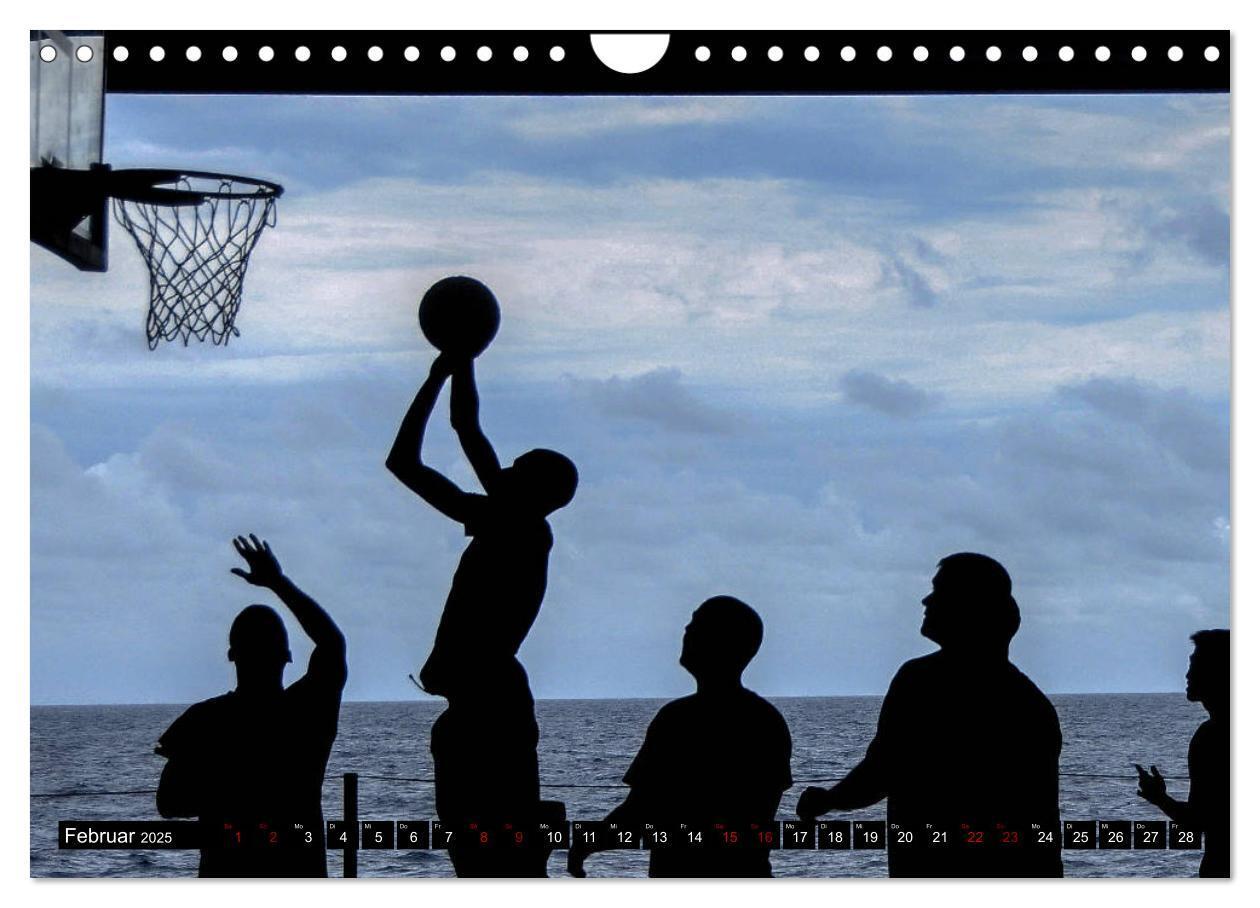 Bild: 9783435401130 | Basketball Action (Wandkalender 2025 DIN A4 quer), CALVENDO...