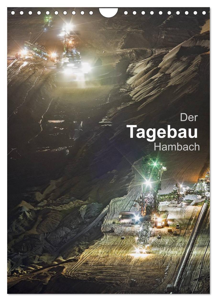 Cover: 9783457038635 | Der Tagebau Hambach (Wandkalender 2025 DIN A4 hoch), CALVENDO...