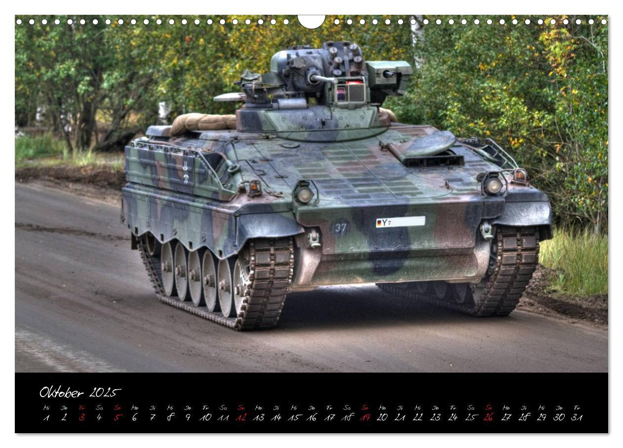 Bild: 9783435823444 | Schützenpanzer Marder (Wandkalender 2025 DIN A3 quer), CALVENDO...