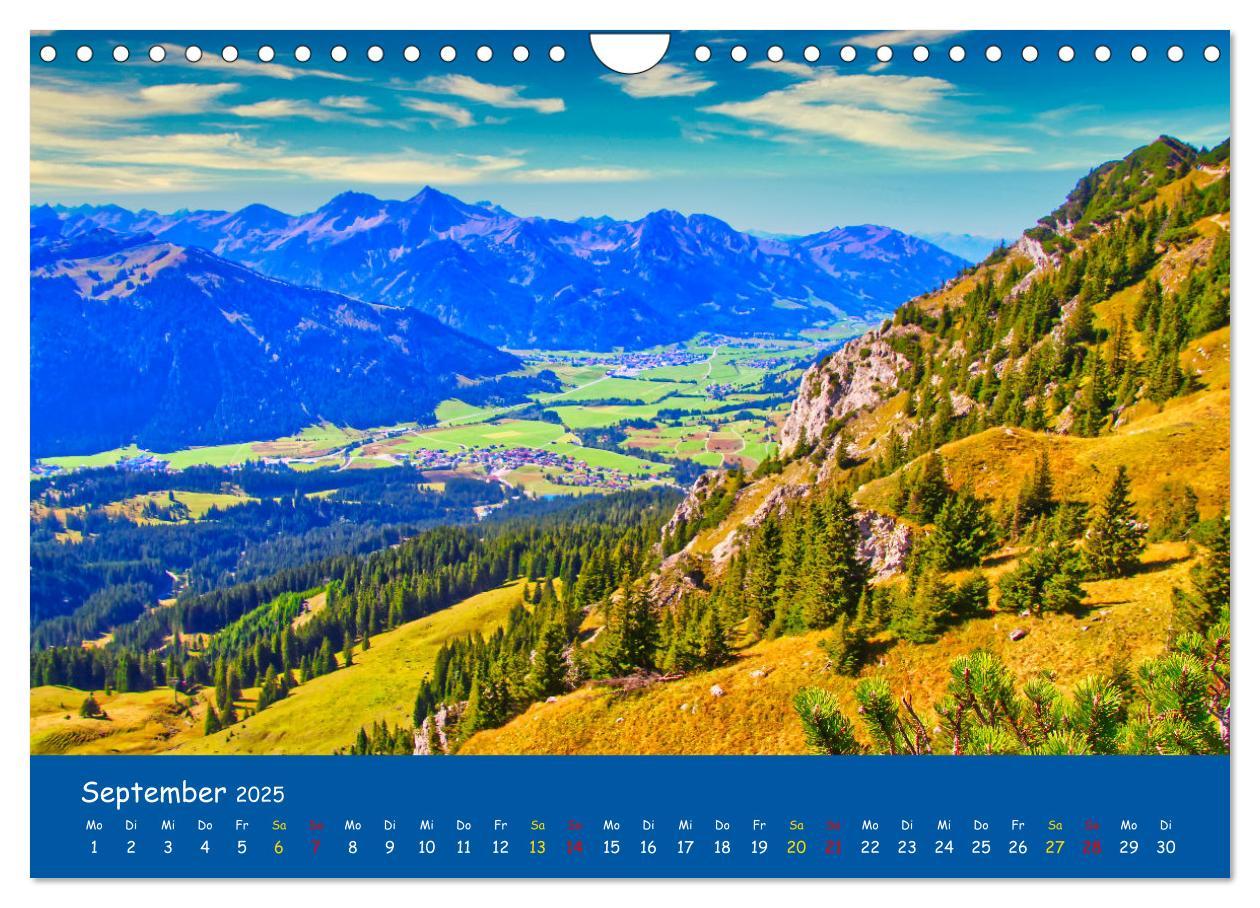 Bild: 9783435066513 | Allgäu Liebe (Wandkalender 2025 DIN A4 quer), CALVENDO Monatskalender