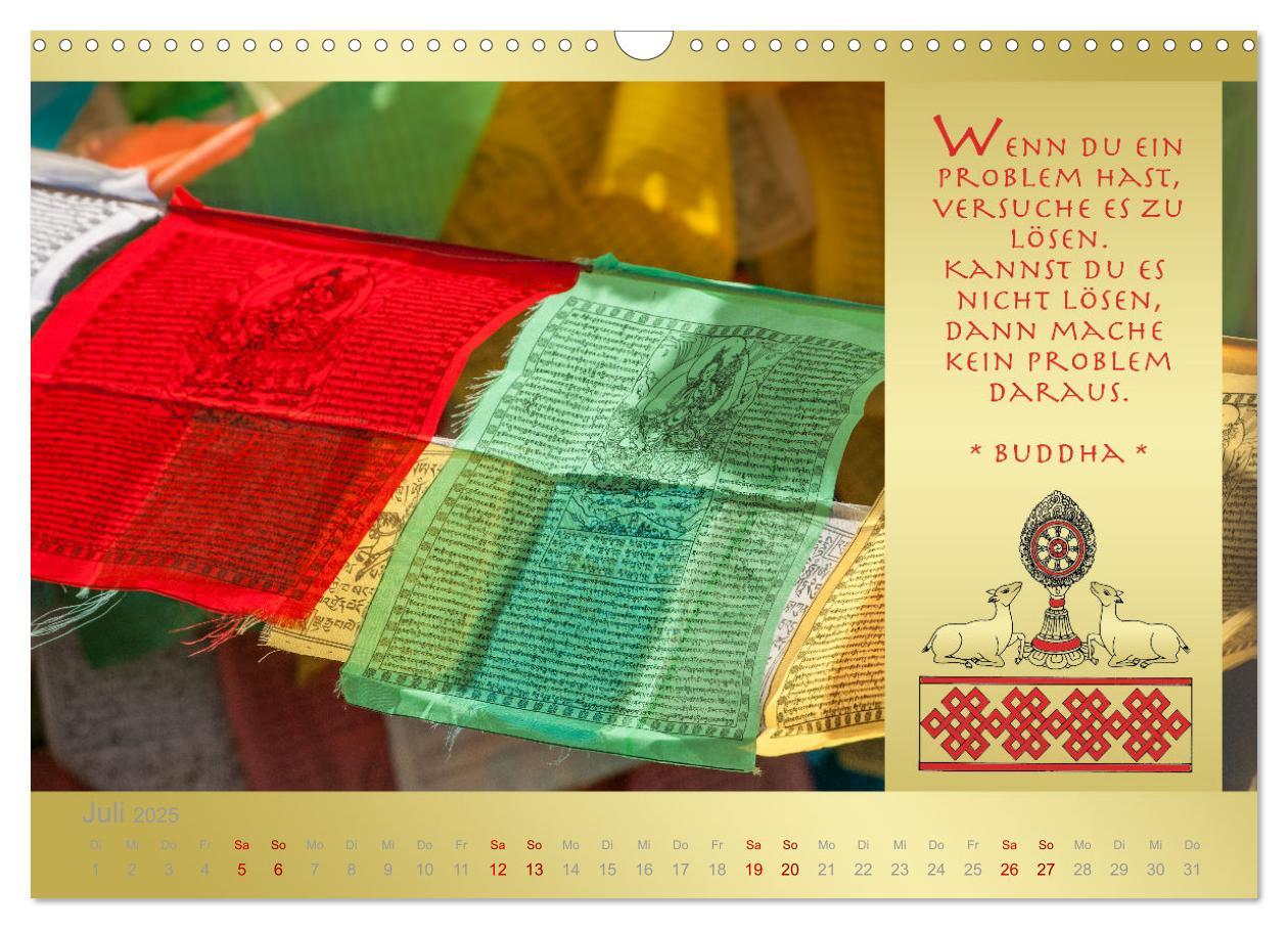 Bild: 9783435085880 | BUDDHA IM GLÜCK - Buddhistische Weisheiten (Wandkalender 2025 DIN...