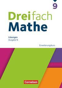 Cover: 9783060437016 | Dreifach Mathe 9. Schuljahr. Erweiterungskurs - Lösungen zum Schulbuch