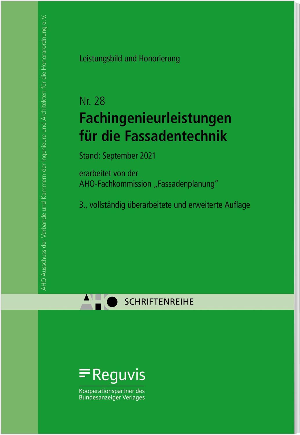 Cover: 9783846213520 | Fachingenieurleistungen für die Fassadentechnik - Leistungsbild und...