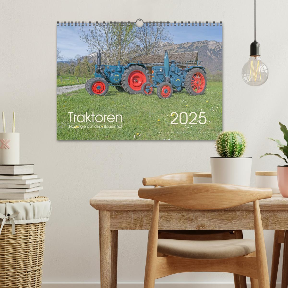 Bild: 9783457194294 | Traktoren ¿ Nostalgie auf dem Bauernhof (Wandkalender 2025 DIN A3...