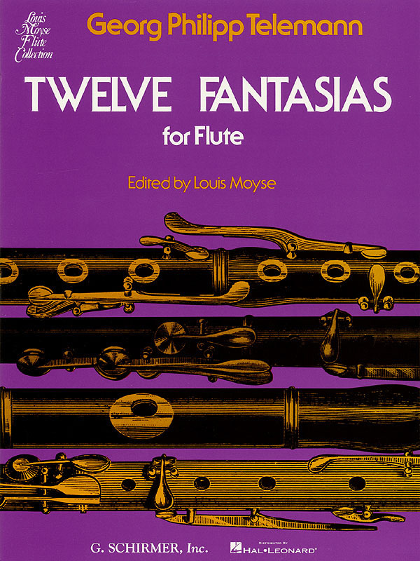 Cover: 73999350807 | Twelve Fantasias | Georg Philipp Telemann | Woodwind Method | Buch