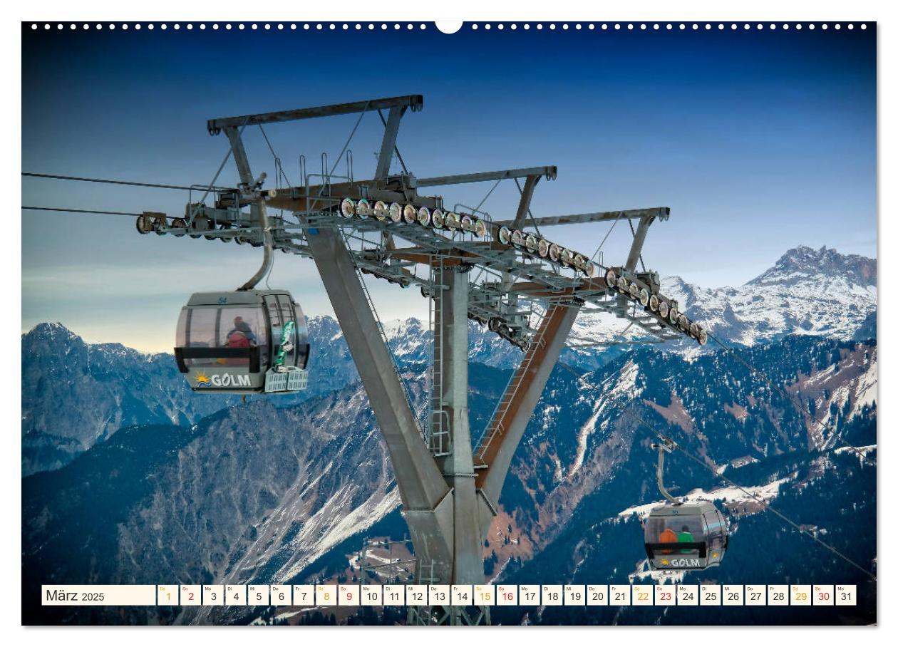 Bild: 9783435360970 | Abenteuer Seilbahn (Wandkalender 2025 DIN A2 quer), CALVENDO...