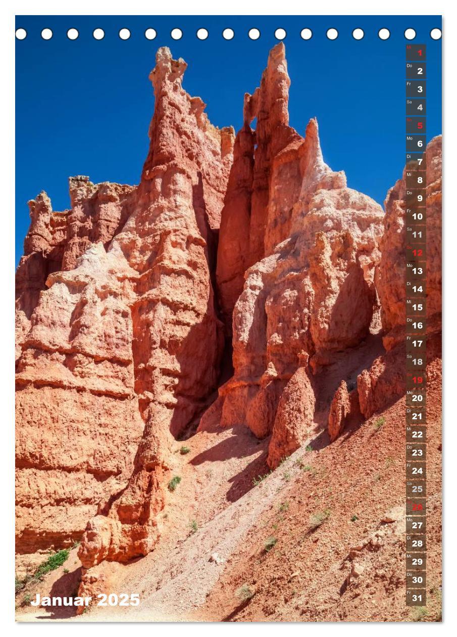 Bild: 9783435972319 | BRYCE CANYON Natur Pur (Tischkalender 2025 DIN A5 hoch), CALVENDO...