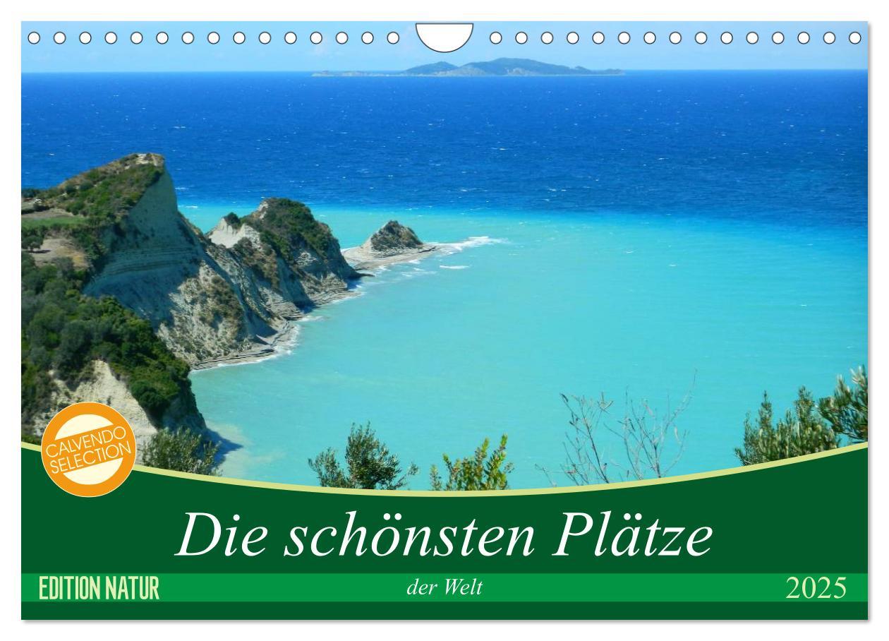 Cover: 9783435526017 | Die schönsten Plätze der Welt (Wandkalender 2025 DIN A4 quer),...