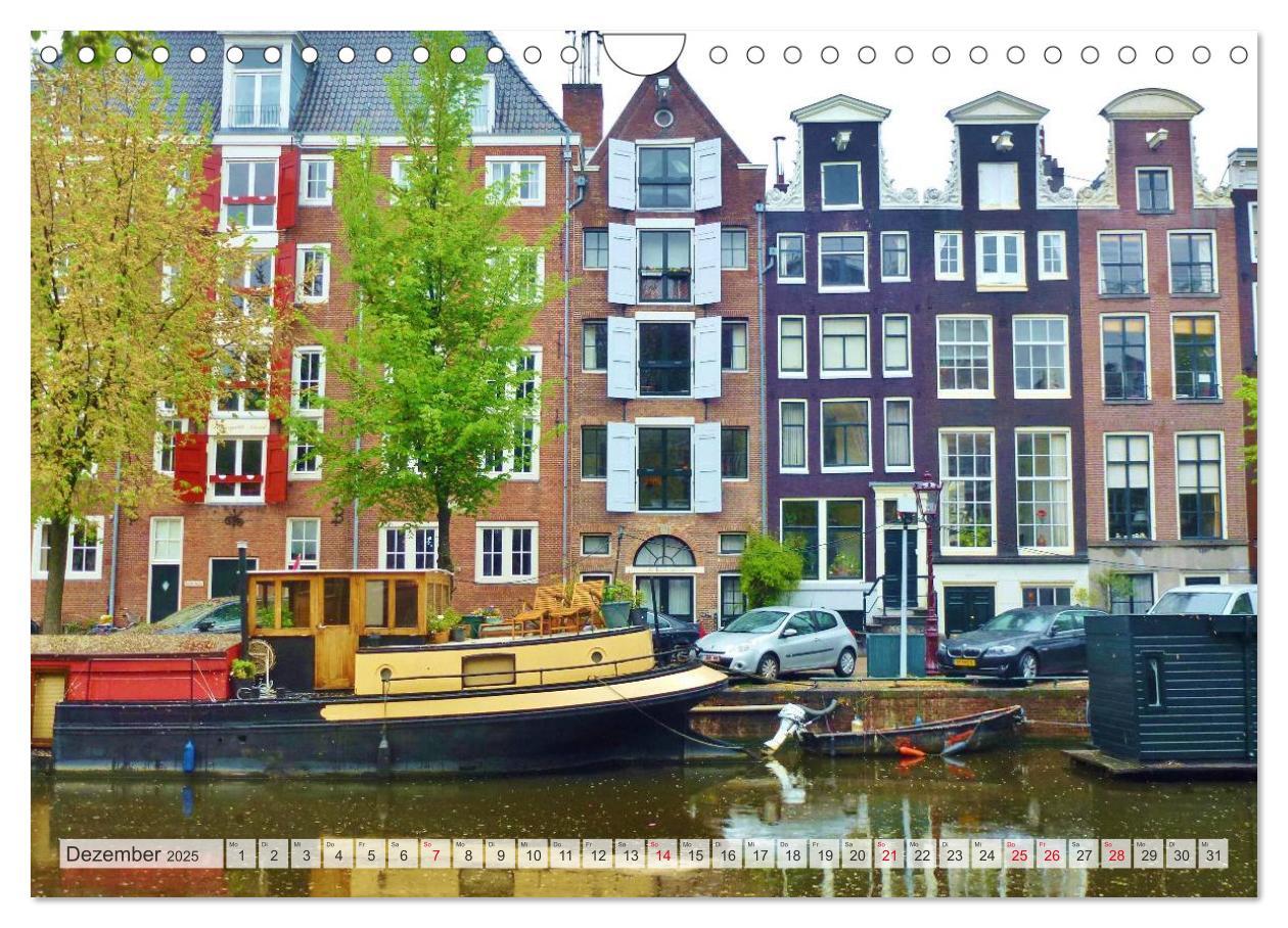 Bild: 9783435806270 | Amsterdam (Wandkalender 2025 DIN A4 quer), CALVENDO Monatskalender