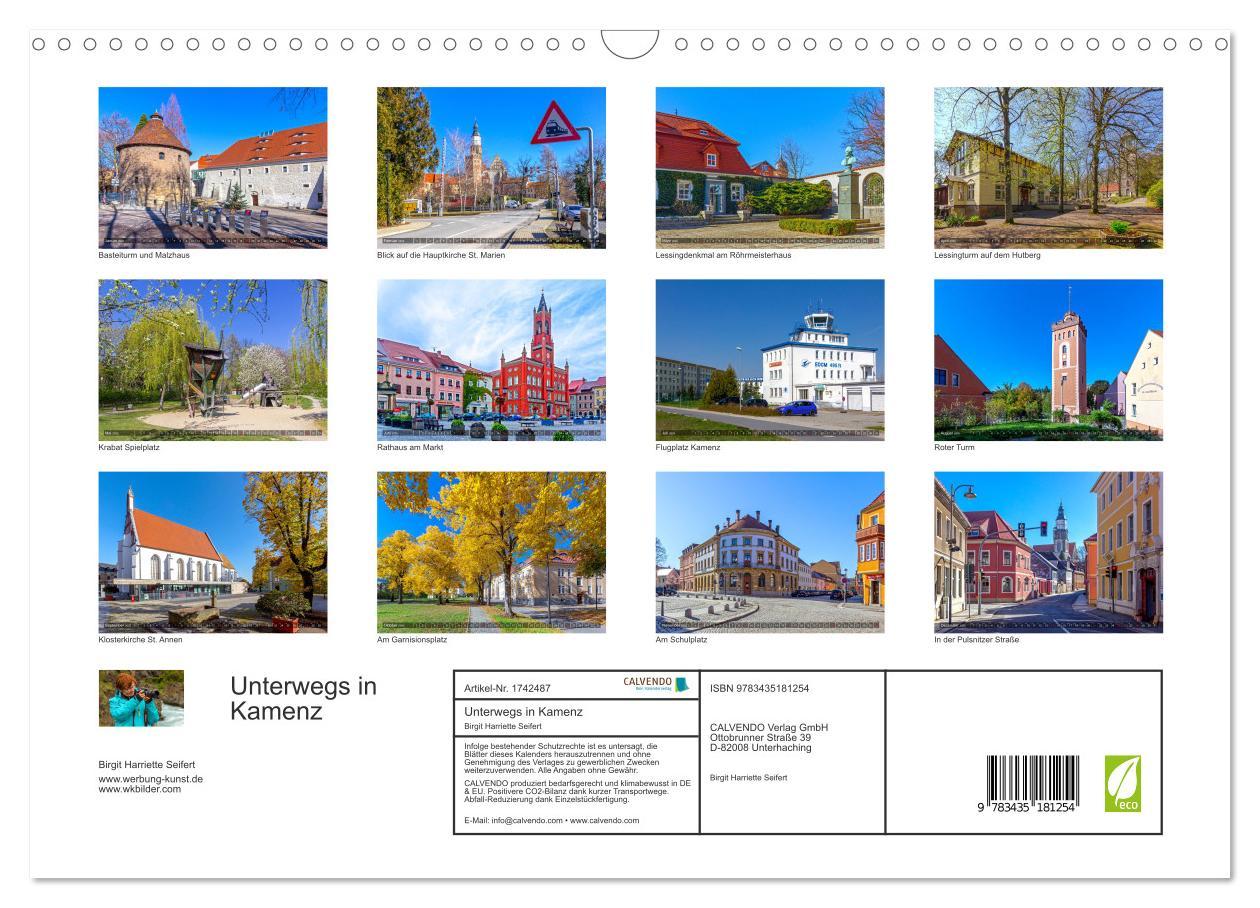 Bild: 9783435181254 | Unterwegs in Kamenz (Wandkalender 2025 DIN A3 quer), CALVENDO...