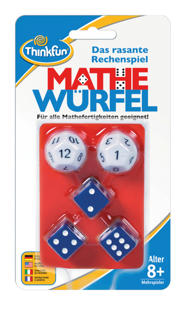 Cover: 4005556763177 | ThinkFun - 76317 Mathe Würfel - Spielerisch die Mathenote...