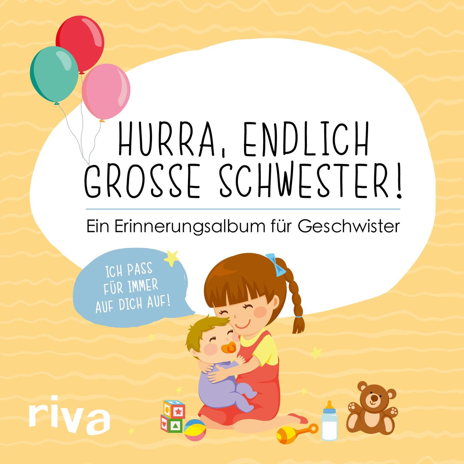 Cover: 9783742316455 | Hurra, endlich große Schwester! | Ein Erinnerungsalbum für Geschwister