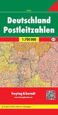 Cover: 9783707908954 | Deutschland 1 : 700 000. Postleitzahlenkarte | KG | (Land-)Karte