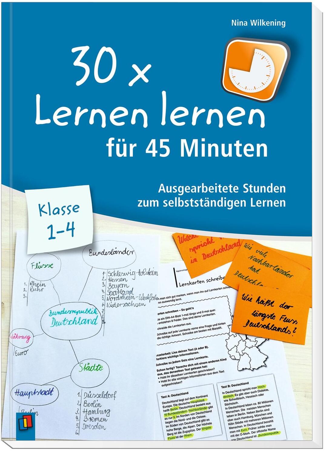 Bild: 9783834642783 | 30 x Lernen lernen für 45 Minuten - Klasse 1-4 | Nina Wilkening | Buch